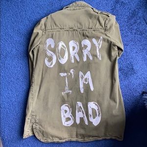 Forever 21 olive green army jacket!! 💚